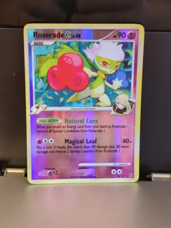 Roserade C lv 58 Reverse Holo 40/147 Pokemon Card Supreme Victors 2009 - Image 1