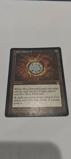 Mox Diamond - Heavily Played - Stronghold - Magic The Gathering Card - Image 2