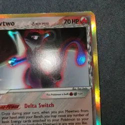 Pokemon card Mewtwo set Delta Species Rare R Holo Ex 12/113 - Image 4