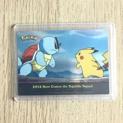 Topps Blue Pokemon Foil Card TV Animation S2 EP12 Here Comes The Squirtle Squad - Image 4