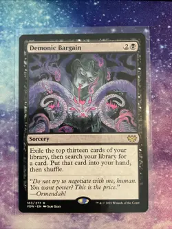 MTG Demonic Bargain - Innistrad: Crimson Vow (VOW) #103 Magic the Gathering - Image 1
