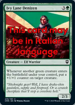 MTG 4x IVY LANE DENIZEN EXC - ABITANTE DI STRADA DELL'EDERA - CMR - MAGIC - Image 1