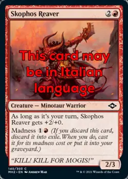 MTG 4x SKOPHOS REAVER EXC - RAZZIATORE DI SKOFOS - MH2 - MAGIC - Image 1