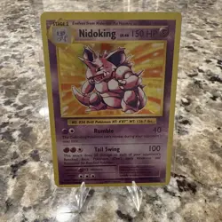 2016 Pokemon XY Evolutions Nidoking Holo 45/108 - Image 1