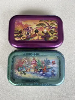 Lot of 2 *Opened & Empty* Pokemon TCG Tins (Squirtle & Munkidori) - Image 2