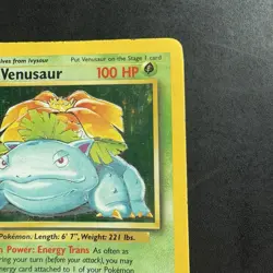 Pokemon Vintage Holo Venusaur 15/102 Base Set WotC 1999 - Image 3