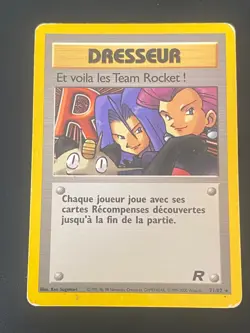 CARTE POKEMON ET VOILA LES TEAM ROCKET! 71/82 FR RARE WIZARDS TEAM ROCKET - BE - Image 1