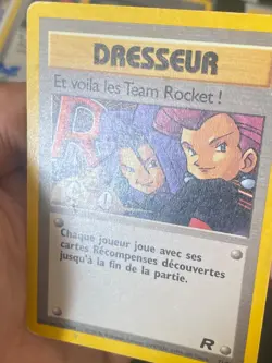 CARTE POKEMON ET VOILA LES TEAM ROCKET! 71/82 FR RARE WIZARDS TEAM ROCKET - BE - Image 3