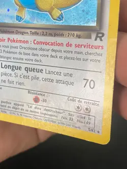 CARTE POKEMON DRACOLOSSE OBSCUR 5/82 FR HOLO WIZARDS TEAM ROCKET - PL - Image 5