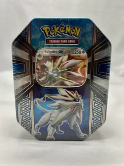 POKEMON 2017 Legends of Alola Solgaleo GX - Factory Sealed Collector Tin - Image 1