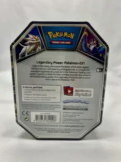 POKEMON 2017 Legends of Alola Solgaleo GX - Factory Sealed Collector Tin - Image 2