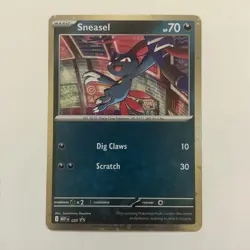 Pokemon TCG Sneasel 020 Promo Phantasmal Flames Cosmos Holo MINT/Near Mint - Image 1