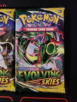 Pokemon Evolving Skies Lot of 3 Booster Packs Sealed - Image 4