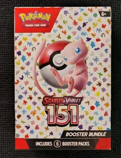 Pokemon TCG Scarlet and Violet 151 Booster Bundle MEW EN (SEALED) 820650853210 - Image 1
