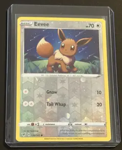 Pokemon Eevee SWSH04 Vivid Voltage NM 2020 Foil 130/185 - Mint 💎 - Image 3