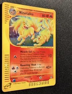 Pokemon AQUAPOLIS - #H19/H32 Ninetales - Holo - ENG - Near Mint - Image 4