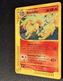 Pokemon AQUAPOLIS - #H19/H32 Ninetales - Holo - ENG - Near Mint - Image 5