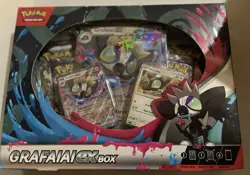 Grafaiai Ex Display Box Collection Pokemon TCG Factory Sealed 4 Bonus Packs - Image 1