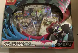 Grafaiai Ex Display Box Collection Pokemon TCG Factory Sealed 4 Bonus Packs - Image 2