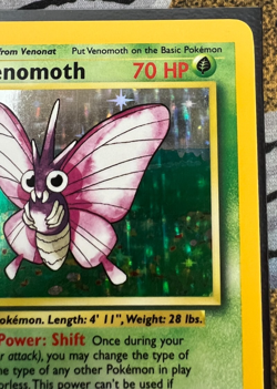 Pokemon Venomoth 13/64 Jungle Holofoil No Symbol Misprint Moderately Played - Image 3