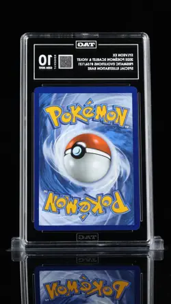 2025 Pokemon Prismatic Evolutions - Sylveon EX #156 - TAG 10 GEM MINT - 954/1000 - Image 2