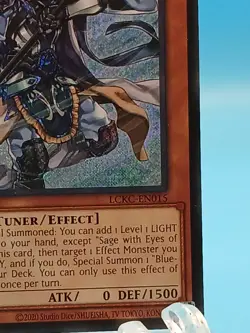 Yugioh Legendary Collection Kaiba - Unlimited Sage With Eyes Blue Secret Rare - Image 2