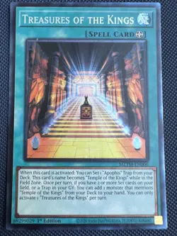 Yugioh Treasures Of The Kings MZTM-EN006 Collector's Rare 1st Edition NM - Image 1