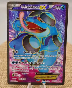 Seismitoad EX Full Art XY Furious Fists 106/111 2014 Pokemon Card LP+ - Image 1