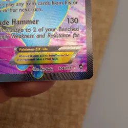 Seismitoad EX Full Art XY Furious Fists 106/111 2014 Pokemon Card LP+ - Image 5