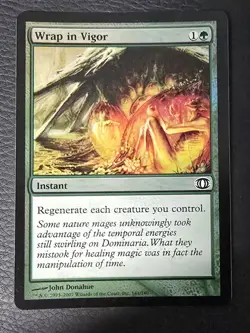 Wrap in Vigor Future Sight Foil MTG NM Magic Card - Image 1