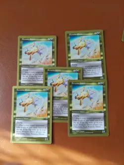 5 CARDS Frenetic Efreet - Janosch Kuhn - 1997 ~ LP World Championship MTG - Image 1