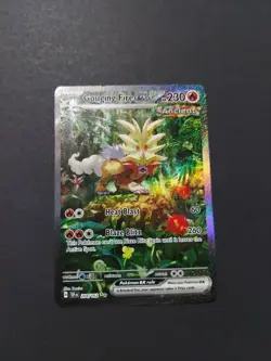 Gouging Fire EX 204/162SV05: Temporal Forces Holo Card Special Illustration Rare - Image 1