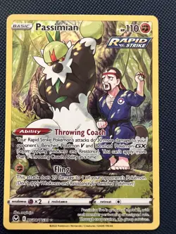 Passimian TG08/TG30 Rare SWSH12: Silver Tempest Trainer Gallery Pokemon Card NM - Image 1