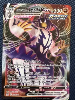 Rapid Strike Urshifu VMAX 088/163 Ultra Rare Holo Pokemon Card NM - Image 1