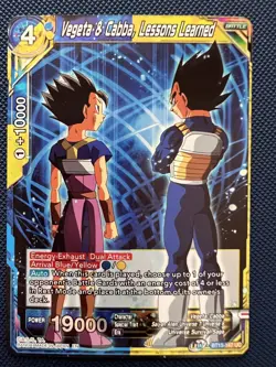 Dragon Ball Super Card Game Vegeta & Cabba, Lessons Learned BT15-147 UC Holo NM - Image 1