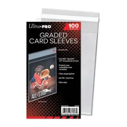 Ultra Pro: Graded Card Soft Sleeves Resealable - 100 Count 81307 - Image 1