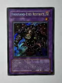 Thousand-Eyes Restrict Mc1-en004 Limited Edition Secret Rare Card Yu-Gi-Oh MINT - Image 1