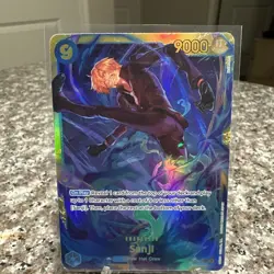 Sanji OP06-119 SEC One Piece Card Game Wings of the Captain OP-06 Secret Rare NM - Image 1