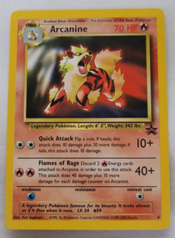 Black Star Promo Arcanine #6 Pokemon Card WOTC 1999 NM - Image 1