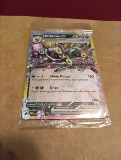 Umbreon & Evee prismatic Evolutions surprise box promo cards sealed - Image 1