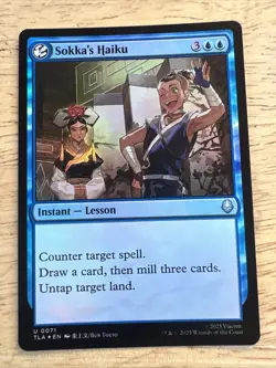 NM Foil U - Sokka's Haiku: Avatar: The Last Airbender - Image 1