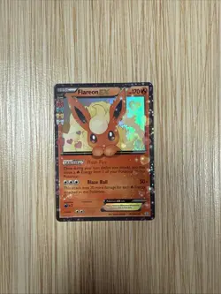 Pokemon TCG Flareon EX Holo Rare Card RC6/RC32 Generations Radiant Collection - Image 1