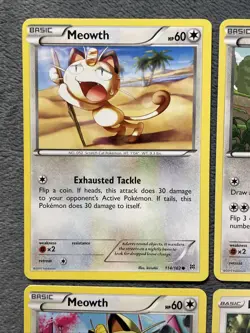 Meowth Persian Pokemon Cards Lot 2 Reverse Holos Includes Rare + More! 2015-2024 - Image 2