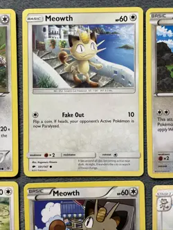 Meowth Persian Pokemon Cards Lot 2 Reverse Holos Includes Rare + More! 2015-2024 - Image 4