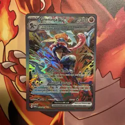 CUSTOM FAN ART PROXY CARD Greninja Ex 214/167 Twilight Masquerade SIR NM - Image 1