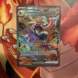 CUSTOM FAN ART PROXY CARD Greninja Ex 214/167 Twilight Masquerade SIR NM - Image 2