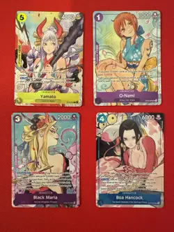 One Piece Illustration Box Vol. 1 & 2 Promo Set Sealed X4 Promo Cards TCG - Image 2