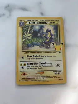 Light Toxtricity SWSH137 Rare Black Star Promo Card(Pokemon TCG Celebrations) - Image 1