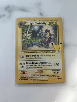 Light Toxtricity SWSH137 Rare Black Star Promo Card(Pokemon TCG Celebrations) - Image 3