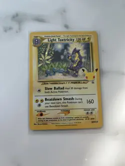 Light Toxtricity SWSH137 Rare Black Star Promo Card(Pokemon TCG Celebrations) - Image 4
